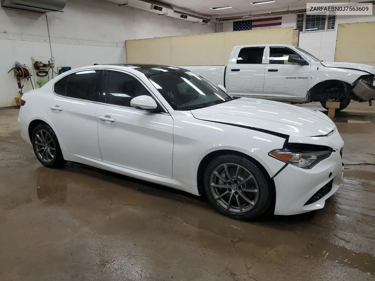 2018 Alfa Romeo Giulia VIN: ZARFAEBN0J7563609 Lot: 55154795