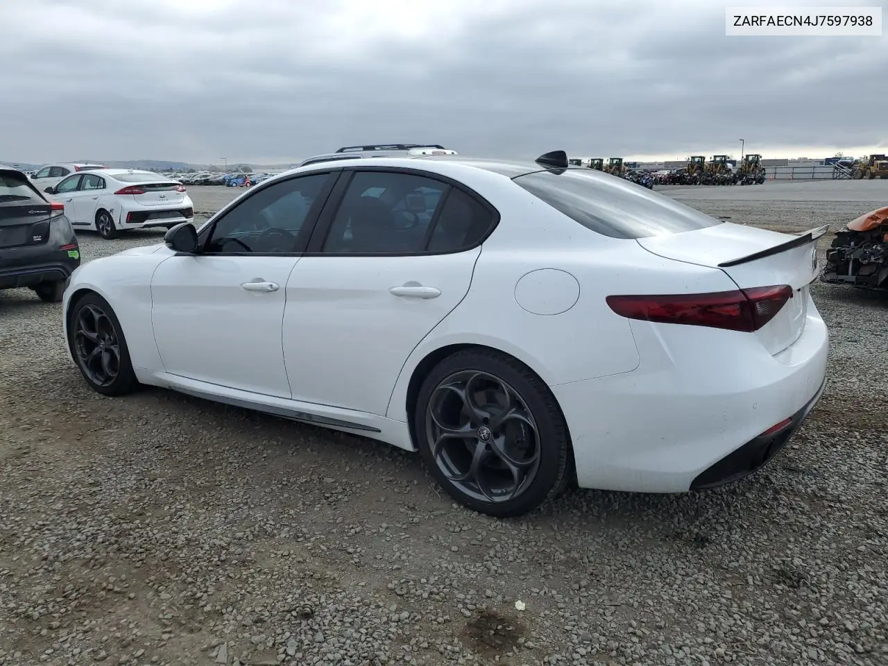 2018 Alfa Romeo Giulia Ti VIN: ZARFAECN4J7597938 Lot: 55168205