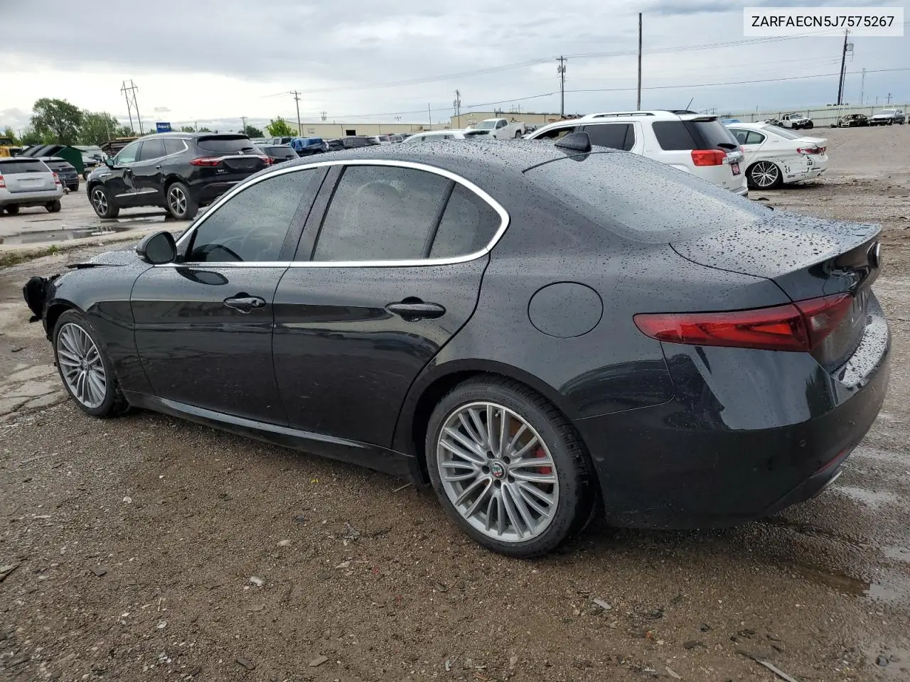 2018 Alfa Romeo Giulia Ti VIN: ZARFAECN5J7575267 Lot: 55278855