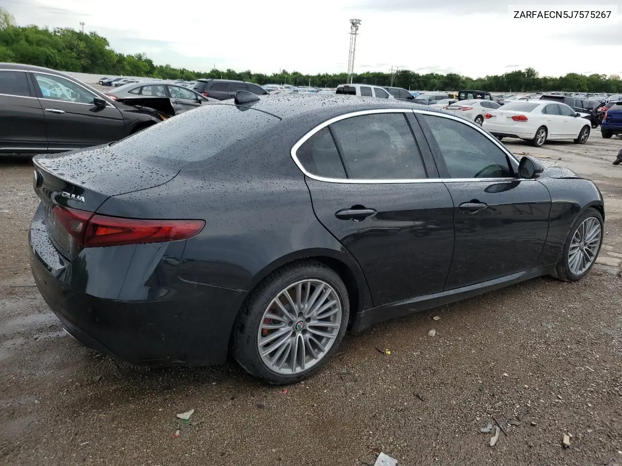 2018 Alfa Romeo Giulia Ti VIN: ZARFAECN5J7575267 Lot: 55278855