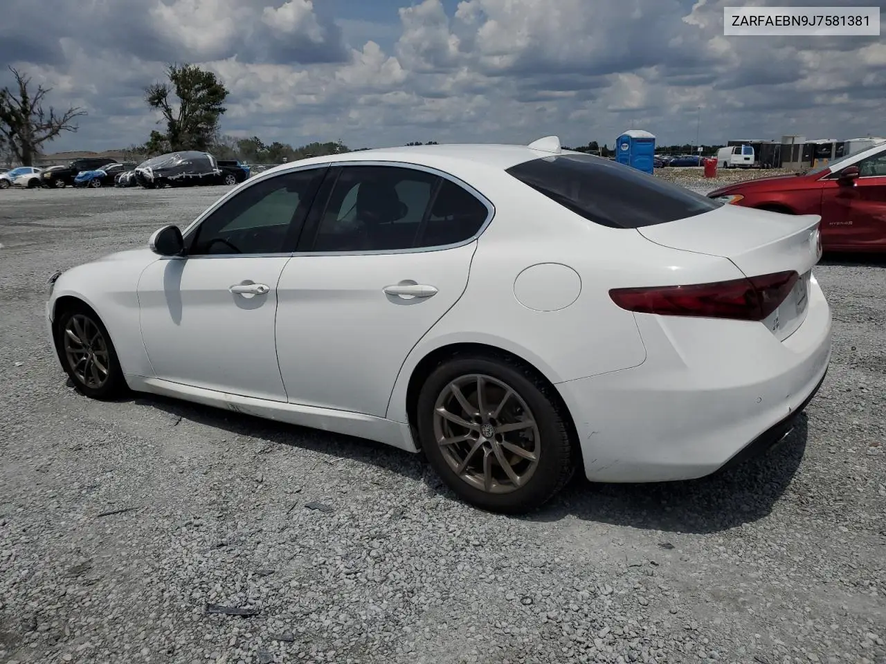 2018 Alfa Romeo Giulia VIN: ZARFAEBN9J7581381 Lot: 55463815