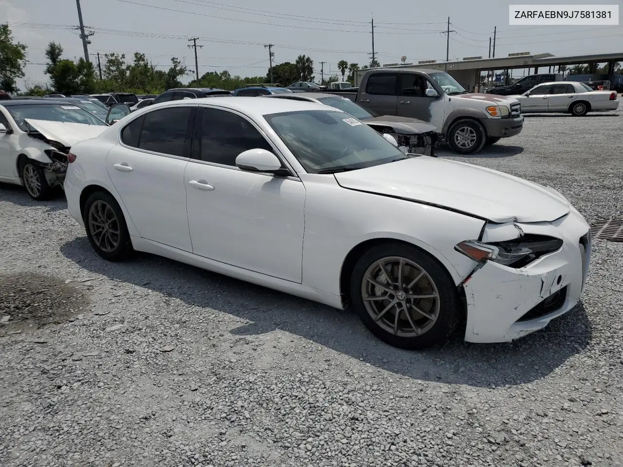 2018 Alfa Romeo Giulia VIN: ZARFAEBN9J7581381 Lot: 55463815