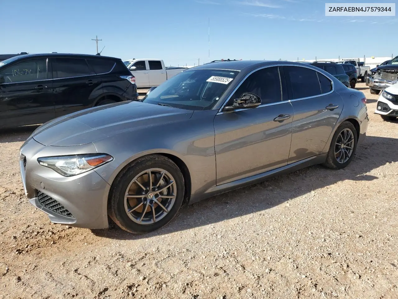 2018 Alfa Romeo Giulia VIN: ZARFAEBN4J7579344 Lot: 55988525