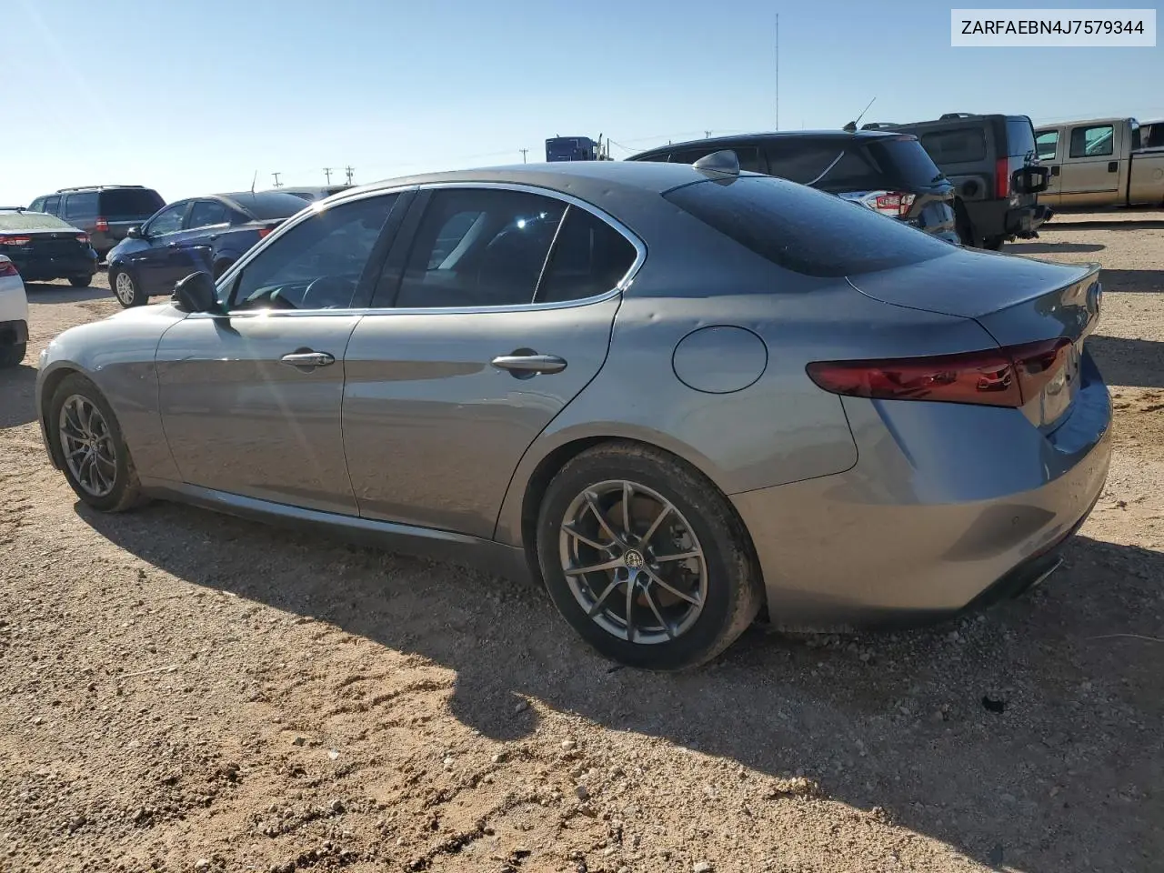 2018 Alfa Romeo Giulia VIN: ZARFAEBN4J7579344 Lot: 55988525