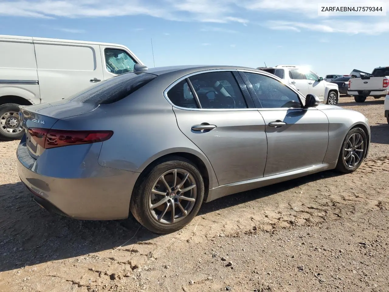 2018 Alfa Romeo Giulia VIN: ZARFAEBN4J7579344 Lot: 55988525