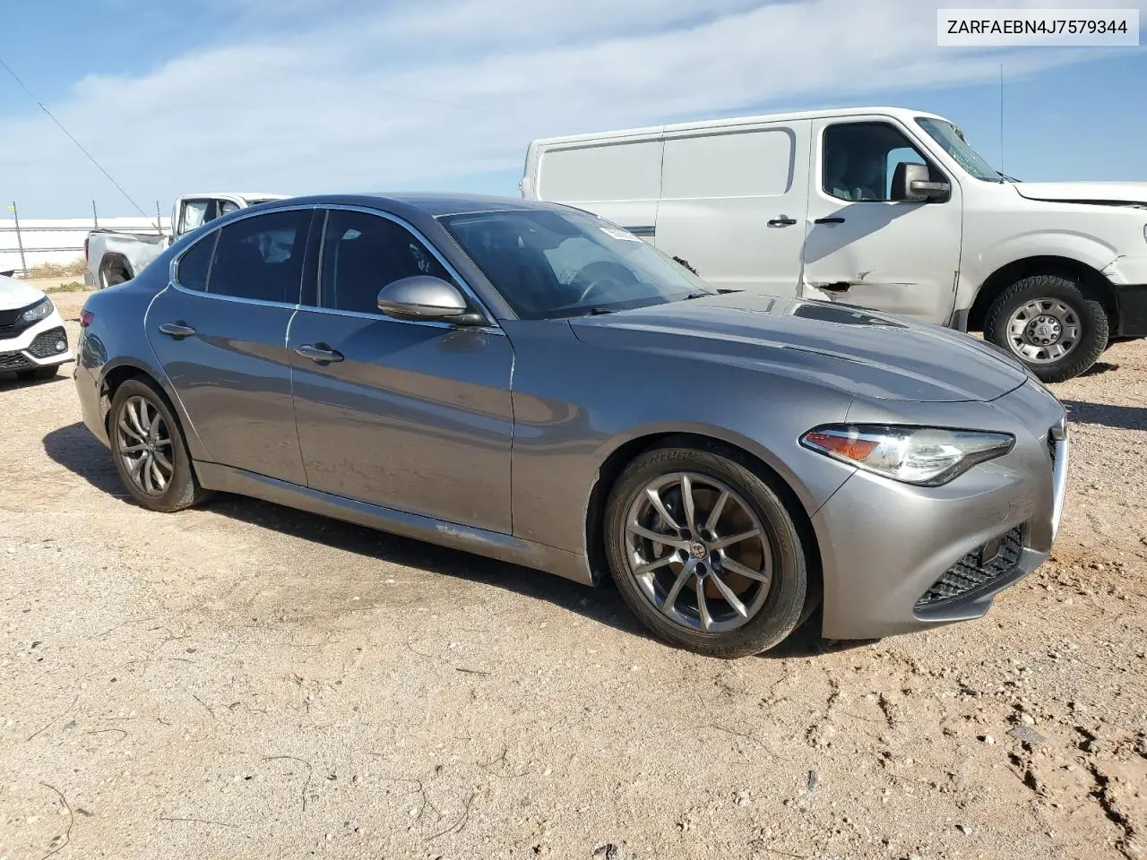 2018 Alfa Romeo Giulia VIN: ZARFAEBN4J7579344 Lot: 55988525