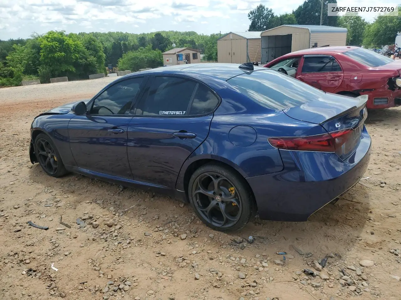 2018 Alfa Romeo Giulia Ti Q4 VIN: ZARFAEEN7J7572769 Lot: 56366735