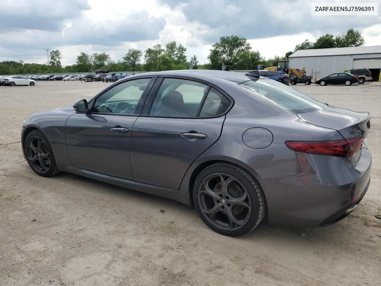 2018 Alfa Romeo Giulia Ti Q4 VIN: ZARFAEEN5J7596391 Lot: 60907725