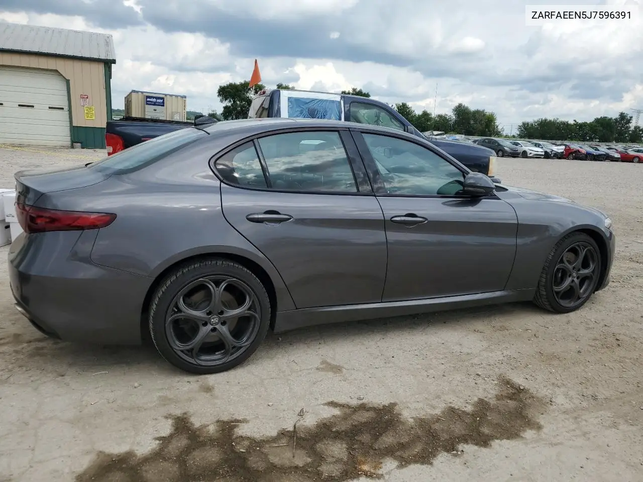 2018 Alfa Romeo Giulia Ti Q4 VIN: ZARFAEEN5J7596391 Lot: 60907725