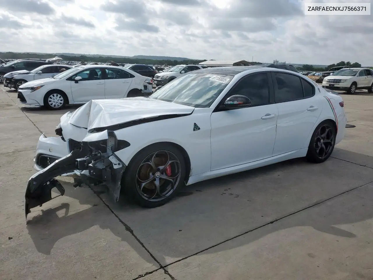 2018 Alfa Romeo Giulia Ti VIN: ZARFAECNXJ7566371 Lot: 61150805