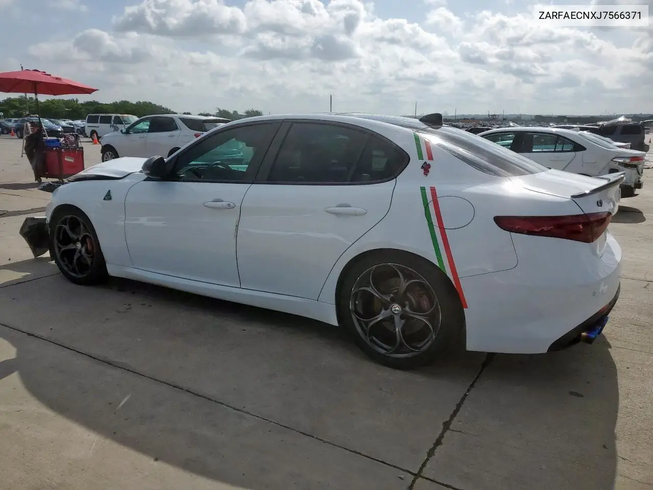 2018 Alfa Romeo Giulia Ti VIN: ZARFAECNXJ7566371 Lot: 61150805
