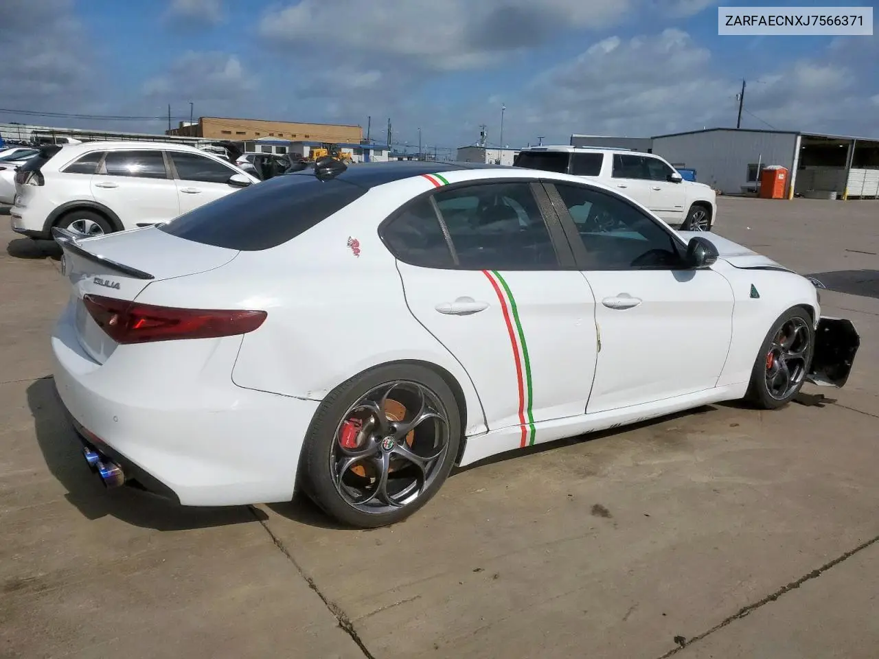 2018 Alfa Romeo Giulia Ti VIN: ZARFAECNXJ7566371 Lot: 61150805
