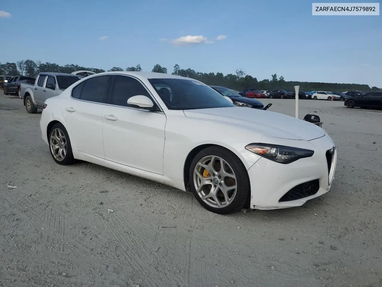 2018 Alfa Romeo Giulia Ti VIN: ZARFAECN4J7579892 Lot: 61759515