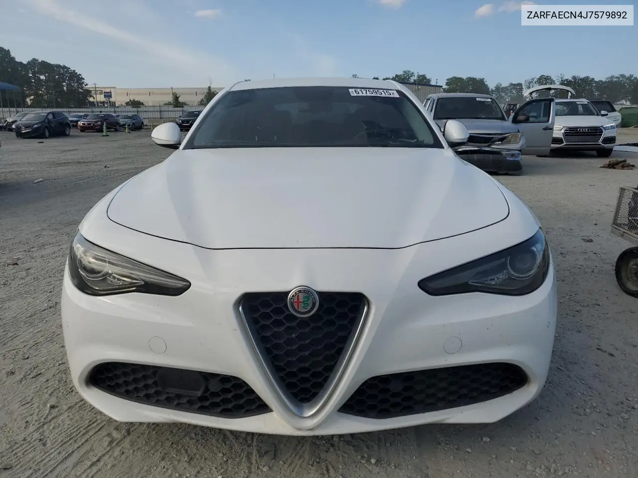 2018 Alfa Romeo Giulia Ti VIN: ZARFAECN4J7579892 Lot: 61759515