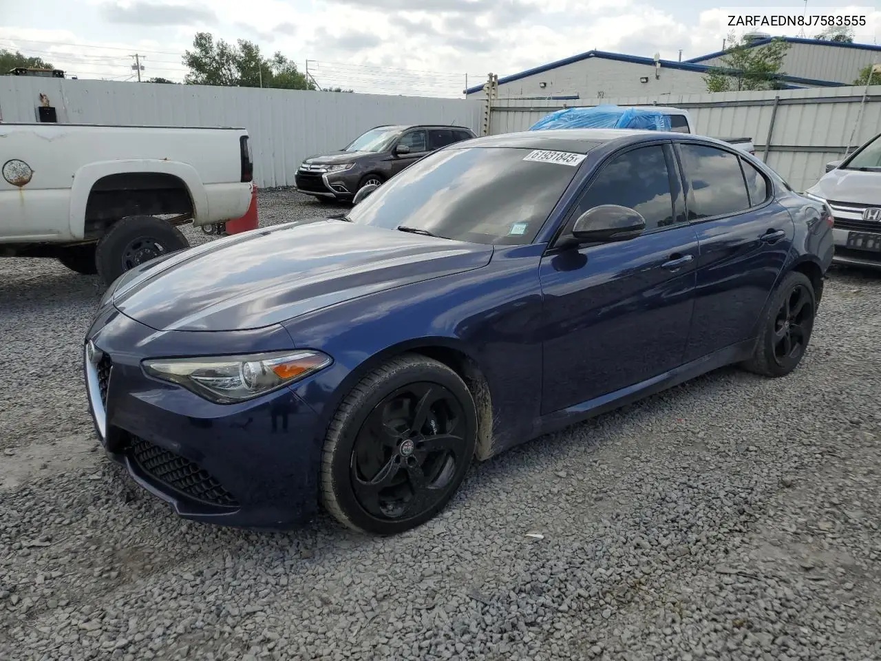 2018 Alfa Romeo Giulia Q4 VIN: ZARFAEDN8J7583555 Lot: 61931845