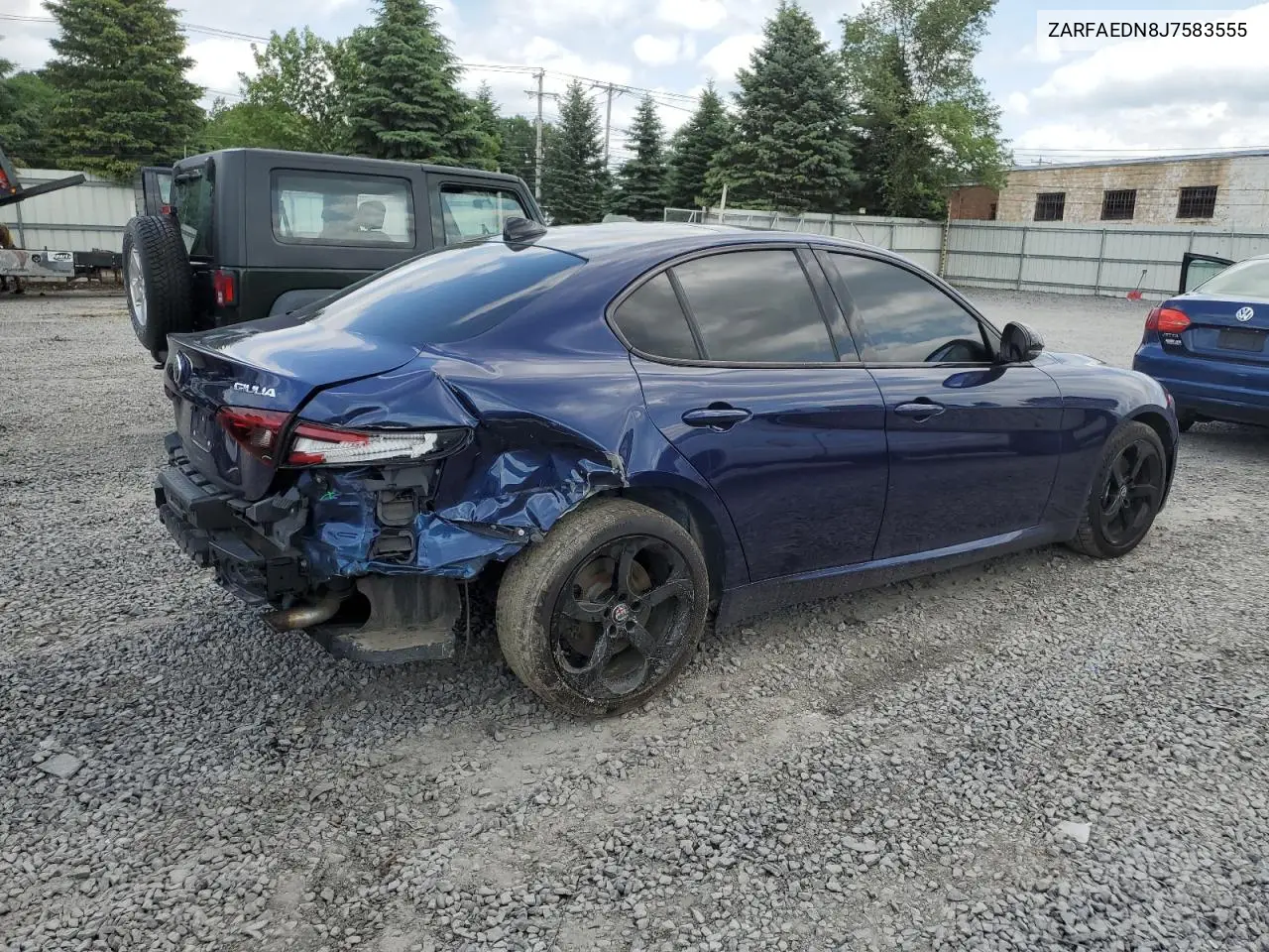 2018 Alfa Romeo Giulia Q4 VIN: ZARFAEDN8J7583555 Lot: 61931845