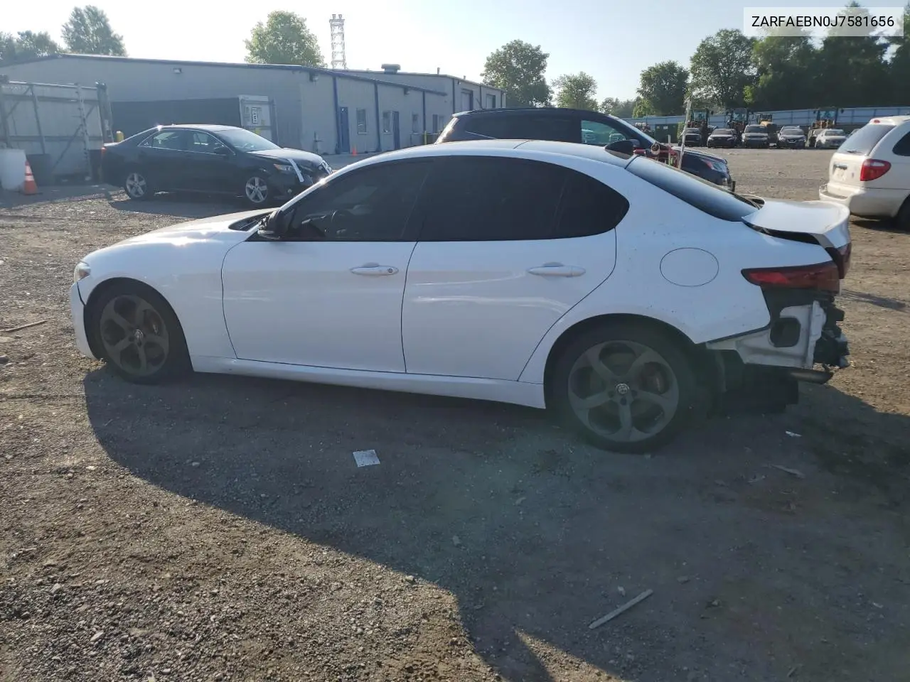 2018 Alfa Romeo Giulia VIN: ZARFAEBN0J7581656 Lot: 62118335