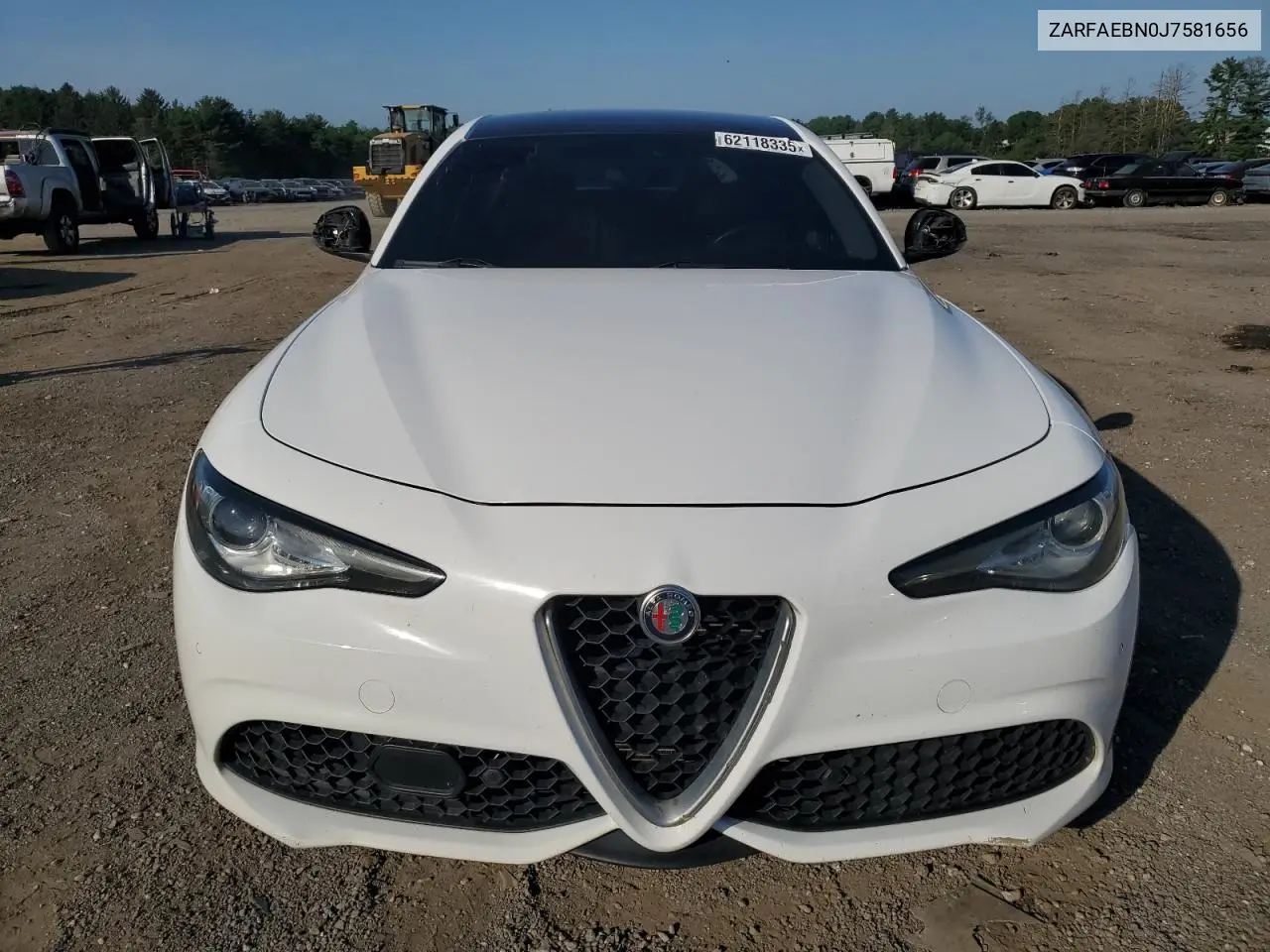 2018 Alfa Romeo Giulia VIN: ZARFAEBN0J7581656 Lot: 62118335
