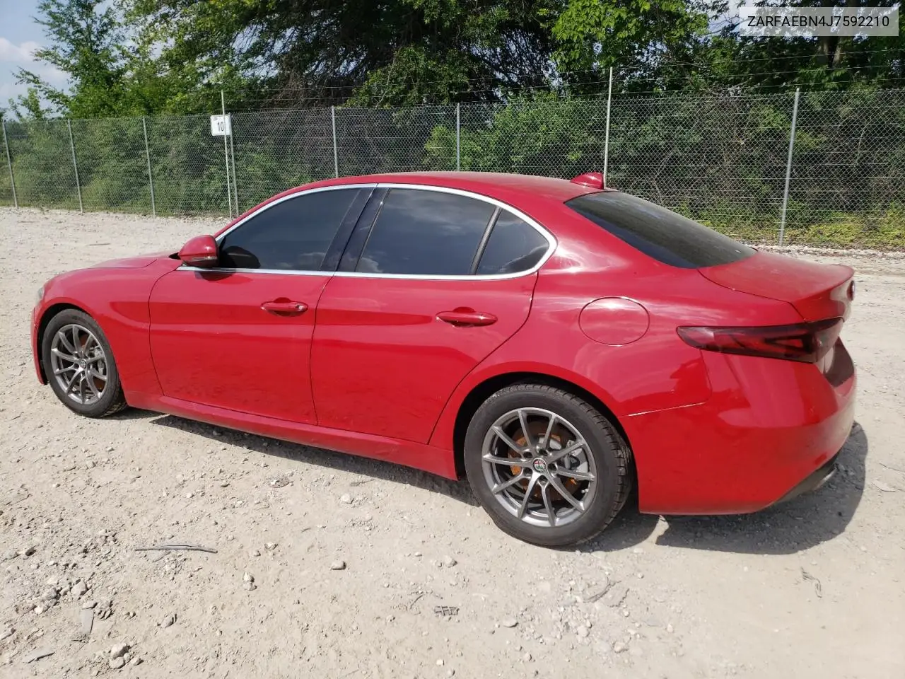 2018 Alfa Romeo Giulia VIN: ZARFAEBN4J7592210 Lot: 62153785