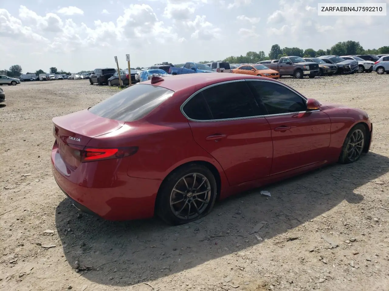 2018 Alfa Romeo Giulia VIN: ZARFAEBN4J7592210 Lot: 62153785