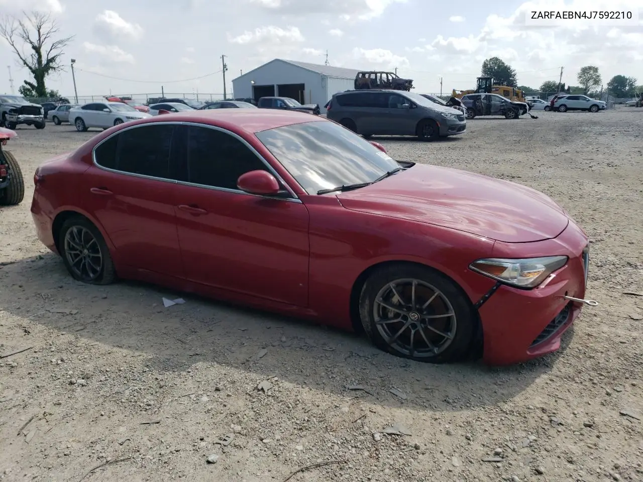 2018 Alfa Romeo Giulia VIN: ZARFAEBN4J7592210 Lot: 62153785