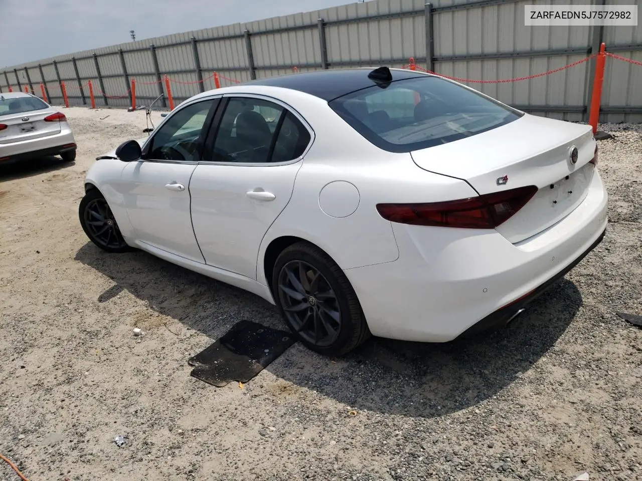 2018 Alfa Romeo Giulia Q4 VIN: ZARFAEDN5J7572982 Lot: 62481855