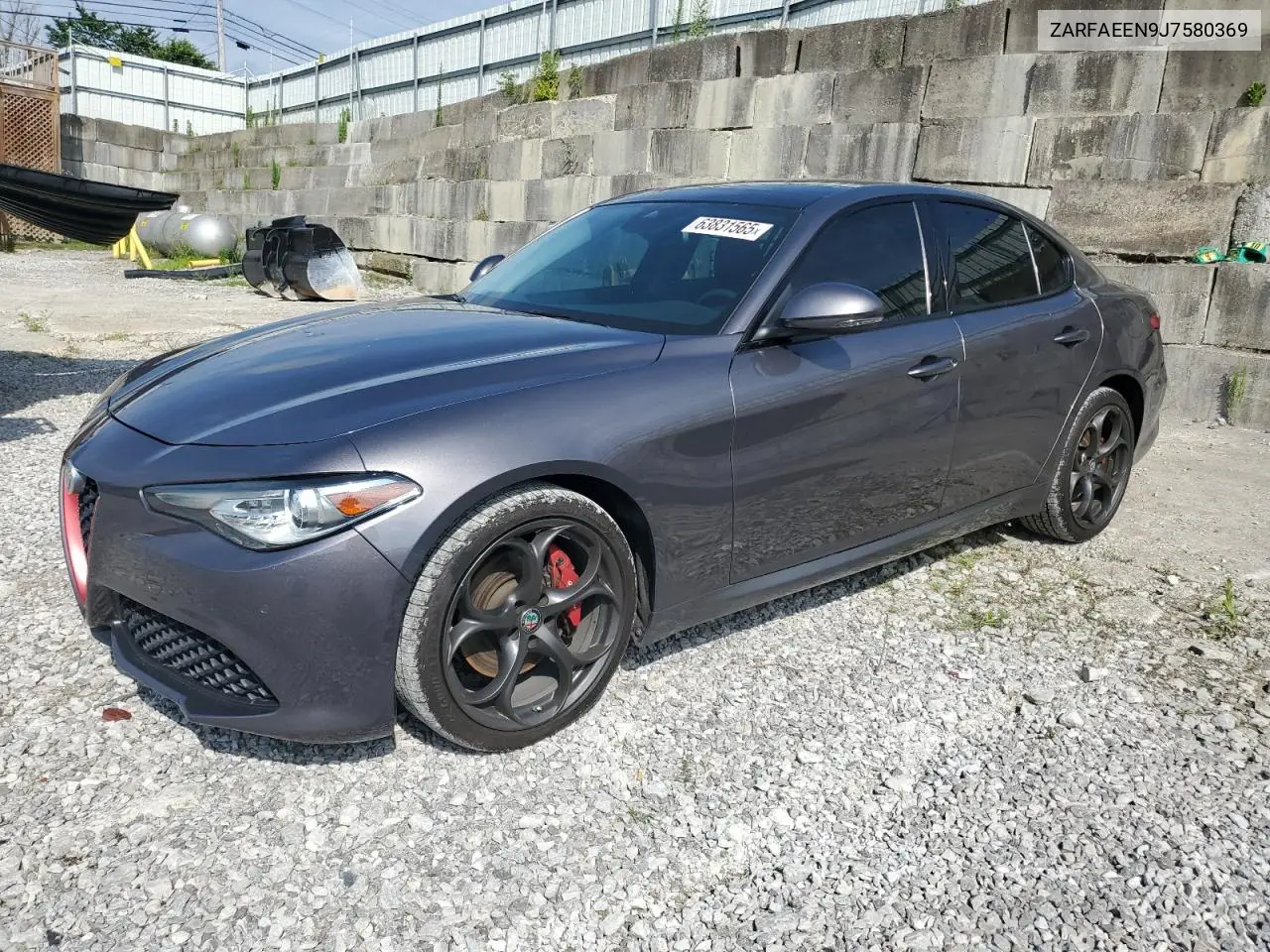 2018 Alfa Romeo Giulia Ti Q4 VIN: ZARFAEEN9J7580369 Lot: 63831565