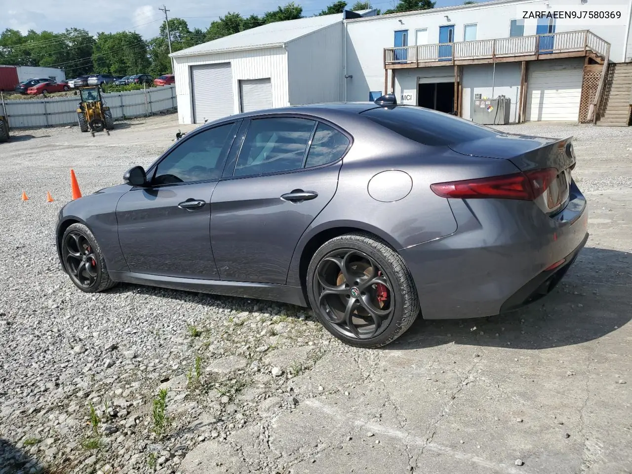 2018 Alfa Romeo Giulia Ti Q4 VIN: ZARFAEEN9J7580369 Lot: 63831565