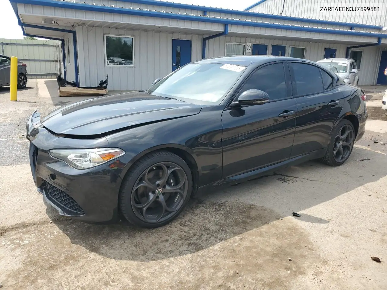 2018 Alfa Romeo Giulia Ti Q4 VIN: ZARFAEEN3J7599581 Lot: 64397785
