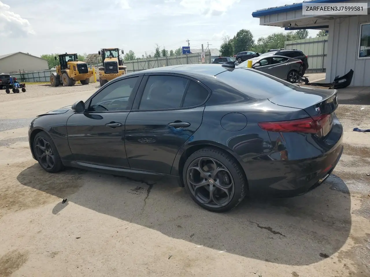 2018 Alfa Romeo Giulia Ti Q4 VIN: ZARFAEEN3J7599581 Lot: 64397785