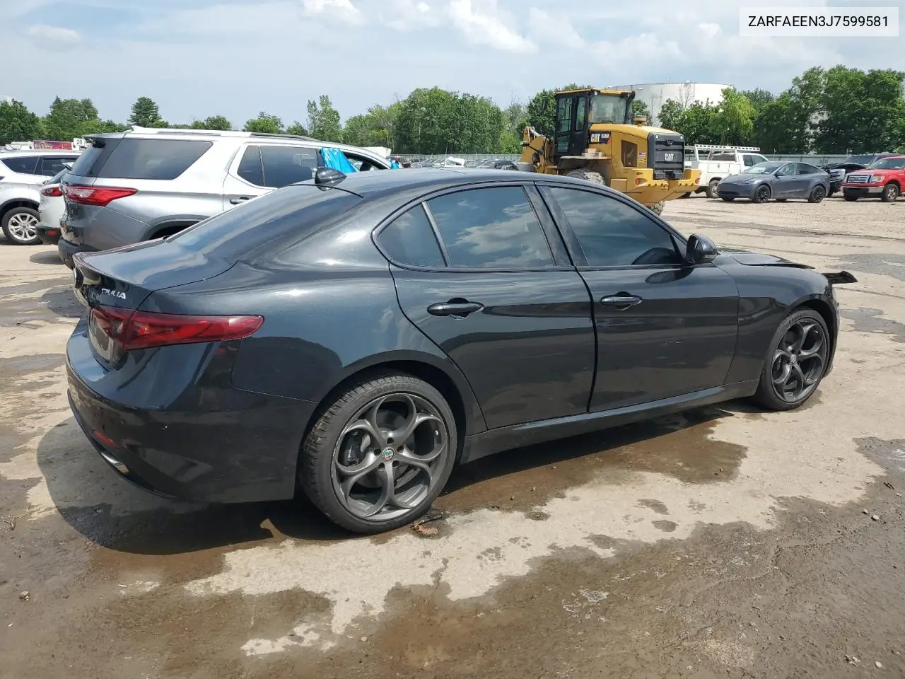 2018 Alfa Romeo Giulia Ti Q4 VIN: ZARFAEEN3J7599581 Lot: 64397785