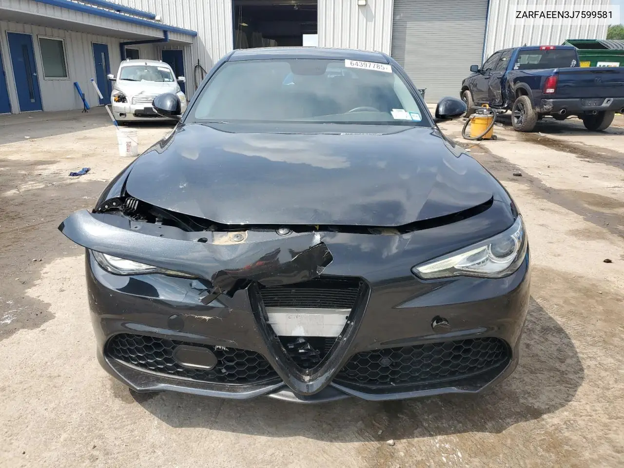2018 Alfa Romeo Giulia Ti Q4 VIN: ZARFAEEN3J7599581 Lot: 64397785