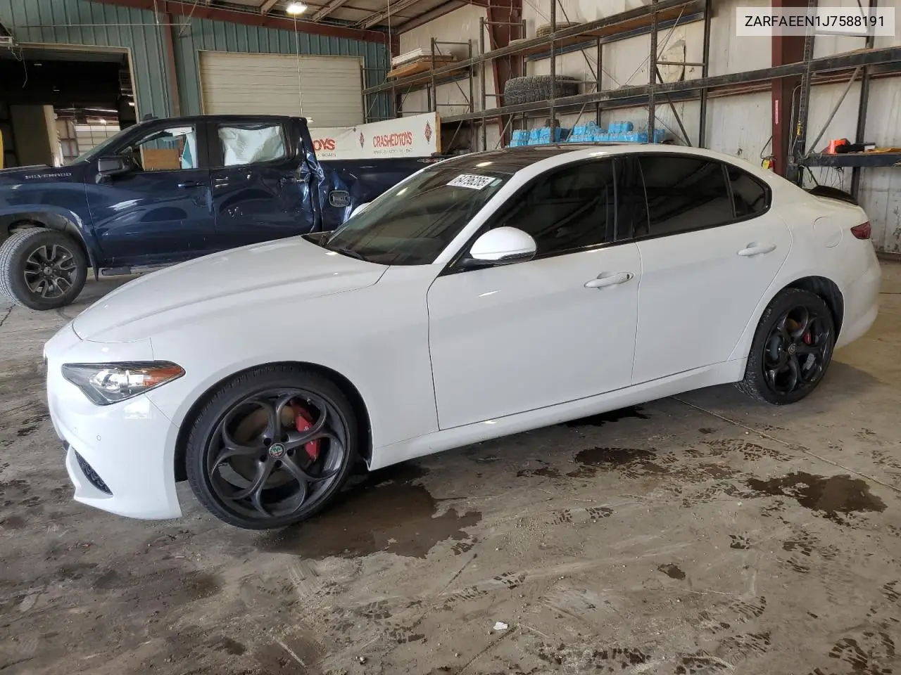 2018 Alfa Romeo Giulia Ti Q4 VIN: ZARFAEEN1J7588191 Lot: 64796285