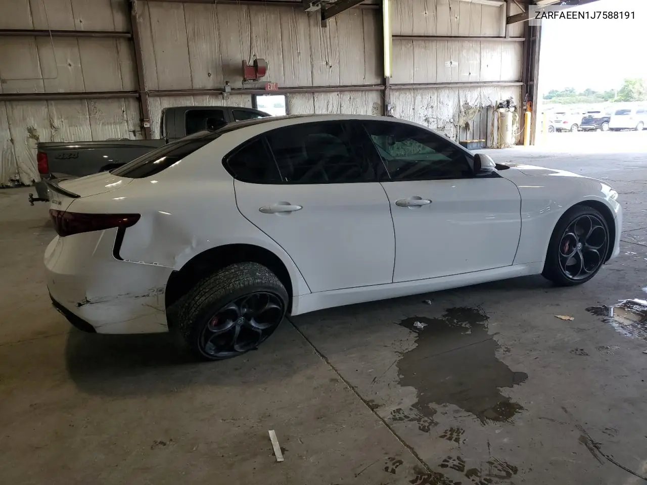2018 Alfa Romeo Giulia Ti Q4 VIN: ZARFAEEN1J7588191 Lot: 64796285