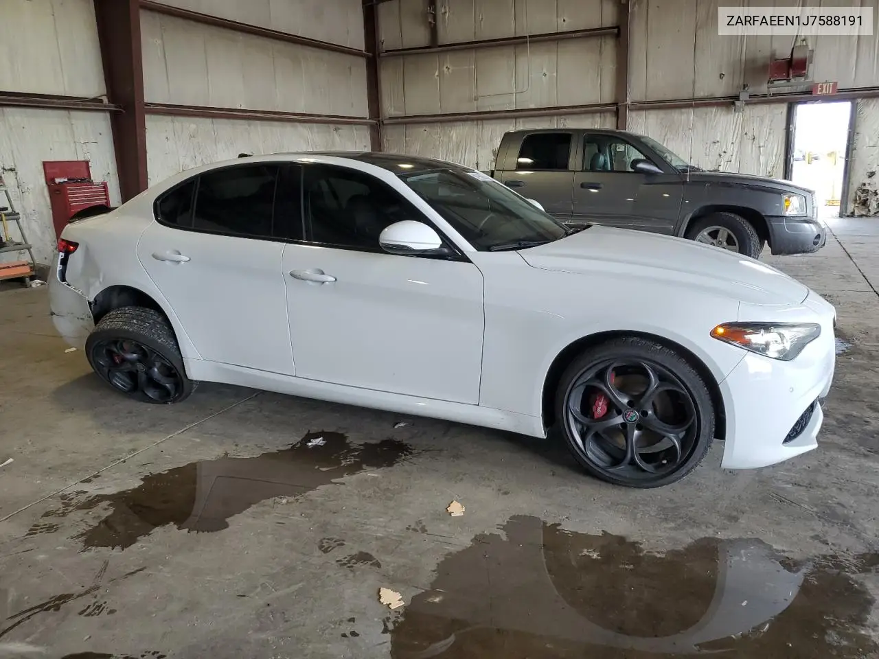 2018 Alfa Romeo Giulia Ti Q4 VIN: ZARFAEEN1J7588191 Lot: 64796285