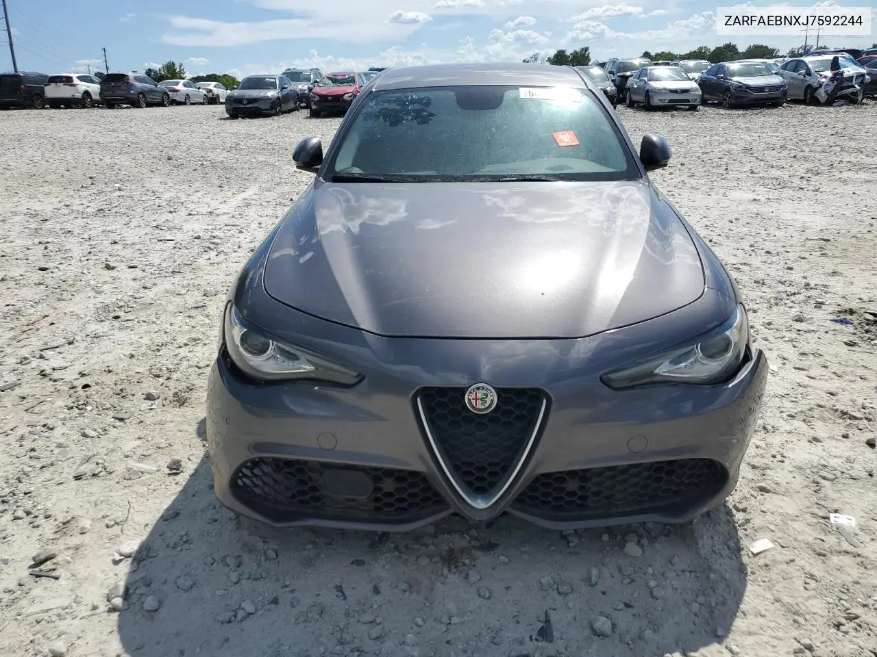 2018 Alfa Romeo Giulia VIN: ZARFAEBNXJ7592244 Lot: 64838315