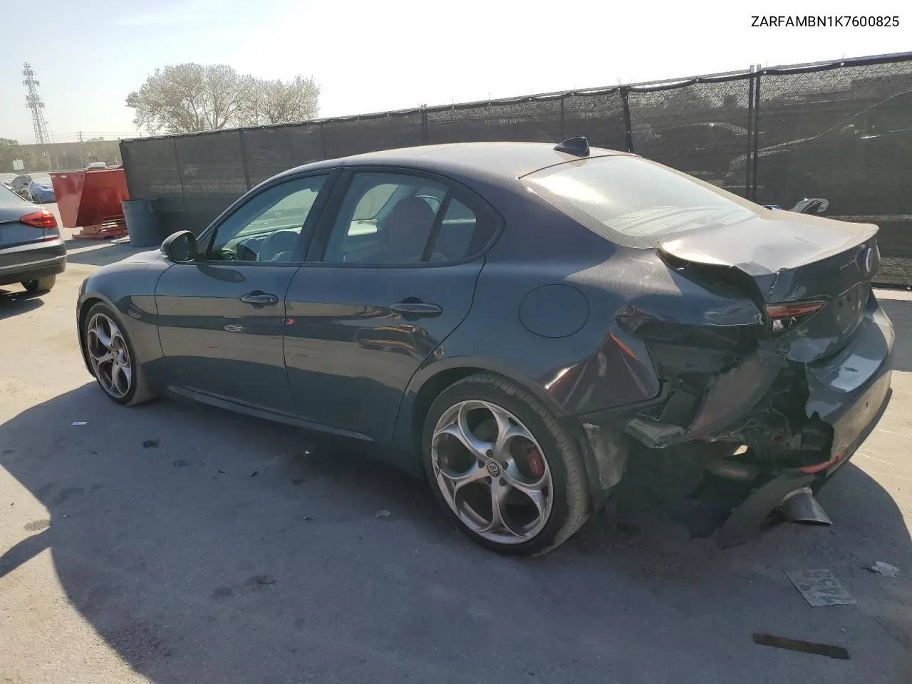 2019 Alfa Romeo Giulia Ti VIN: ZARFAMBN1K7600825 Lot: 43775565