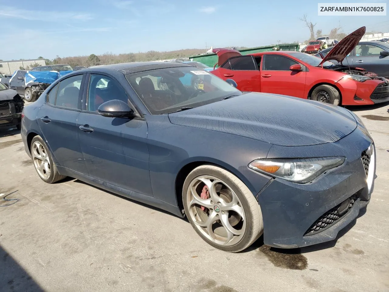 2019 Alfa Romeo Giulia Ti VIN: ZARFAMBN1K7600825 Lot: 43775565