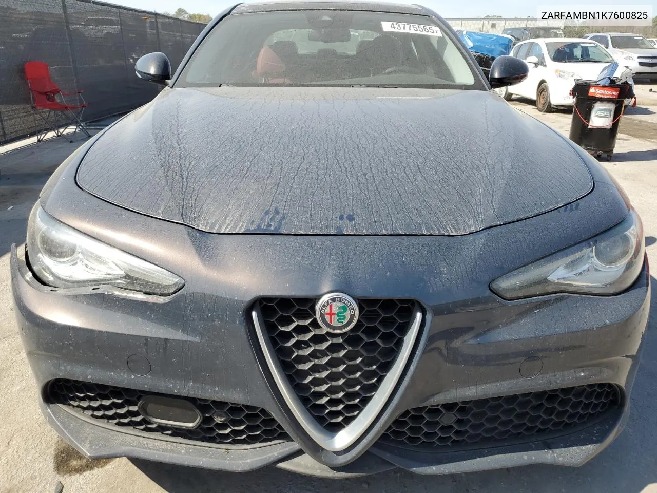 2019 Alfa Romeo Giulia Ti VIN: ZARFAMBN1K7600825 Lot: 43775565