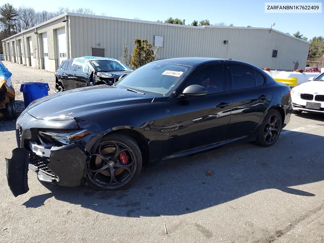 2019 Alfa Romeo Giulia Ti VIN: ZARFANBN1K7622409 Lot: 52076625