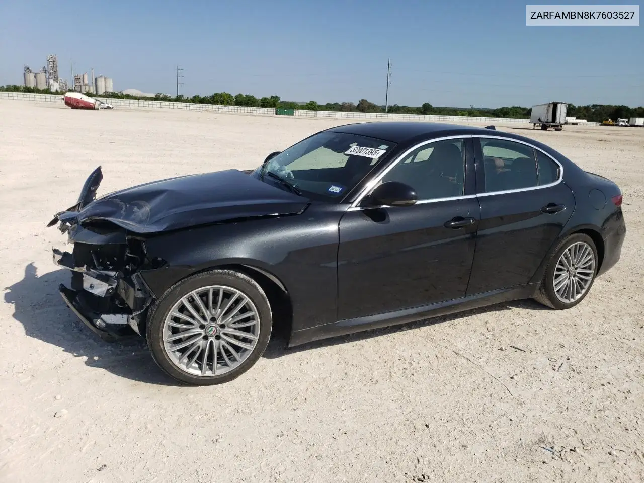 2019 Alfa Romeo Giulia Ti VIN: ZARFAMBN8K7603527 Lot: 52801395