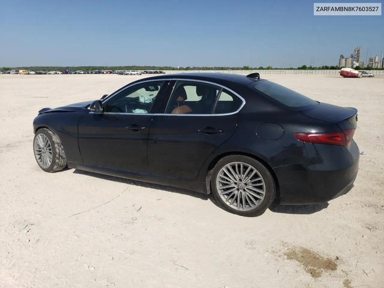2019 Alfa Romeo Giulia Ti VIN: ZARFAMBN8K7603527 Lot: 52801395