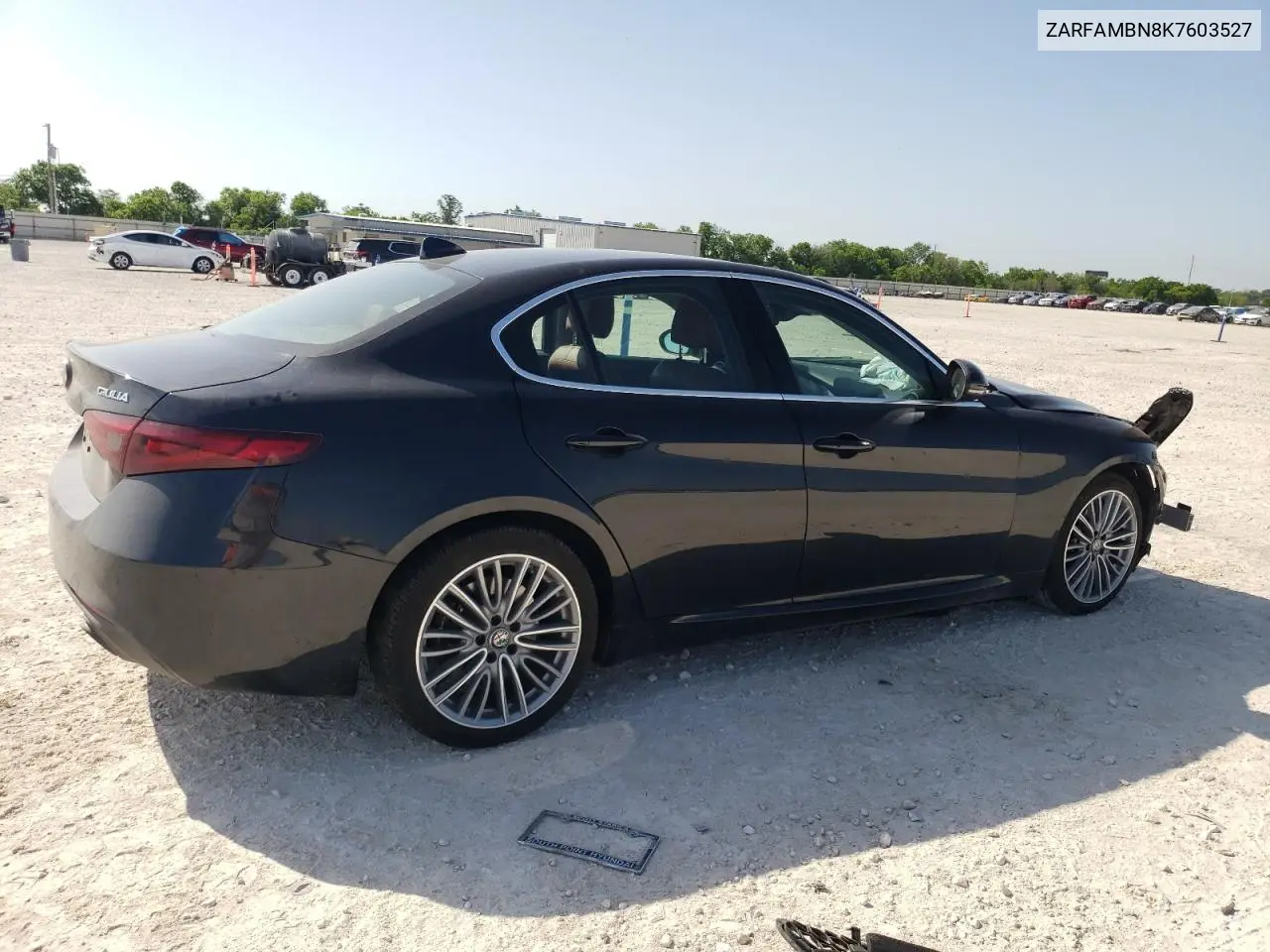 2019 Alfa Romeo Giulia Ti VIN: ZARFAMBN8K7603527 Lot: 52801395