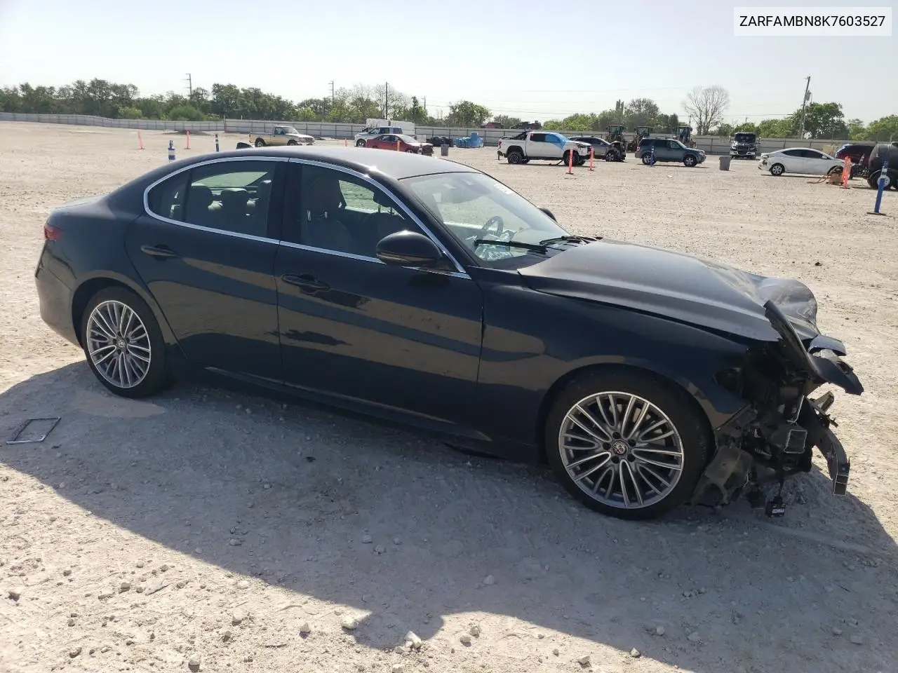 2019 Alfa Romeo Giulia Ti VIN: ZARFAMBN8K7603527 Lot: 52801395