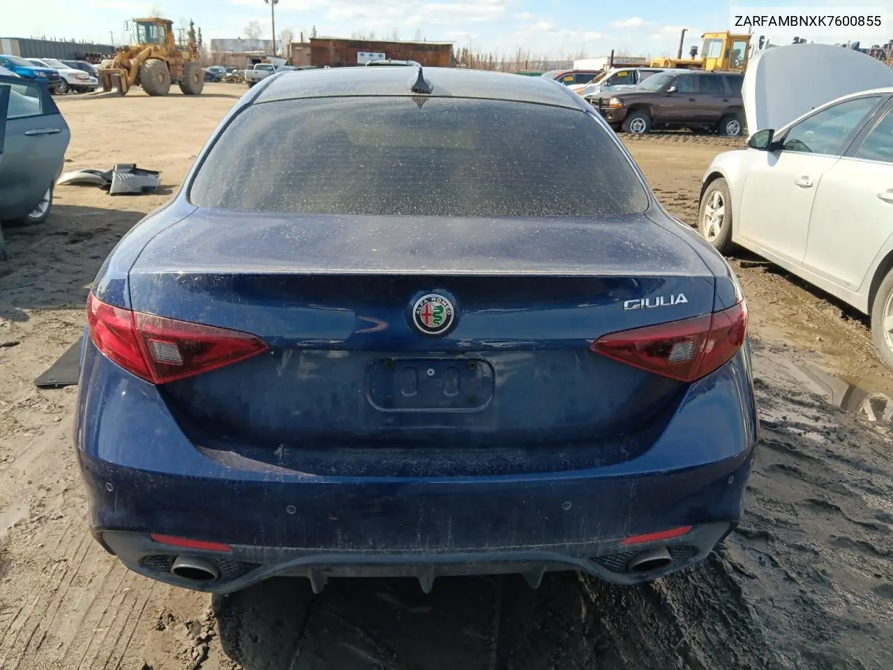 2019 Alfa Romeo Giulia Ti VIN: ZARFAMBNXK7600855 Lot: 52866705