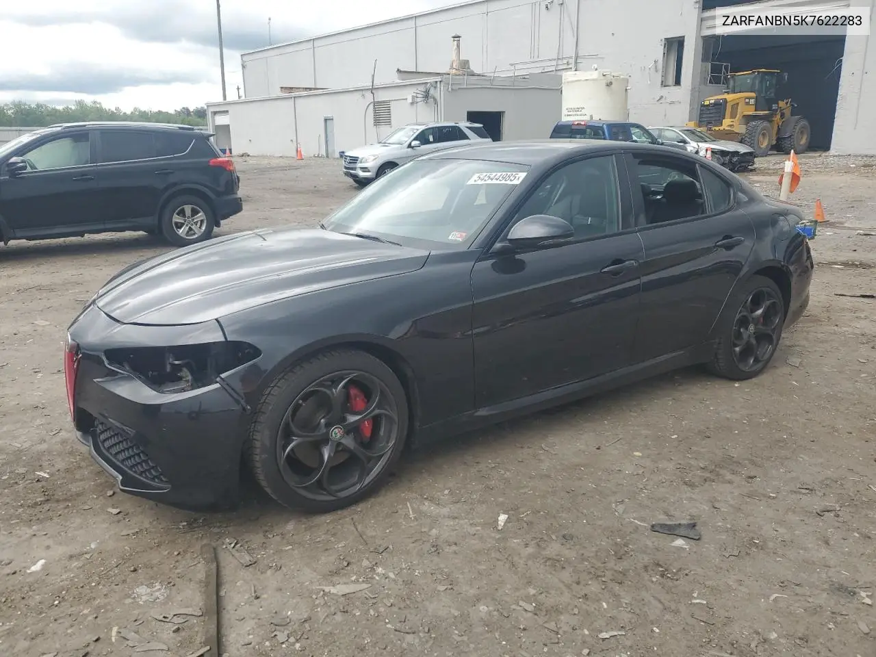 2019 Alfa Romeo Giulia Ti VIN: ZARFANBN5K7622283 Lot: 54544985