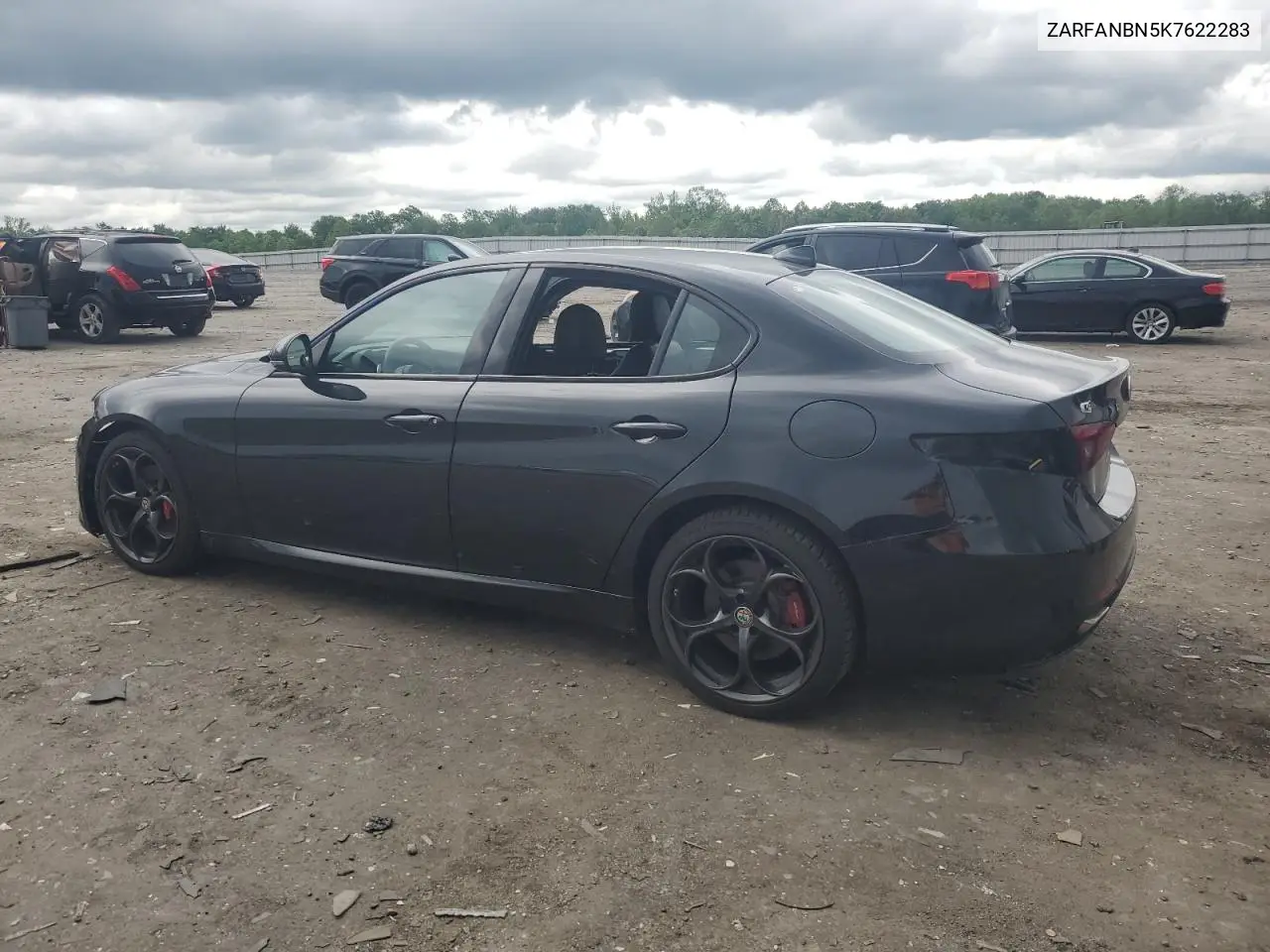 2019 Alfa Romeo Giulia Ti VIN: ZARFANBN5K7622283 Lot: 54544985