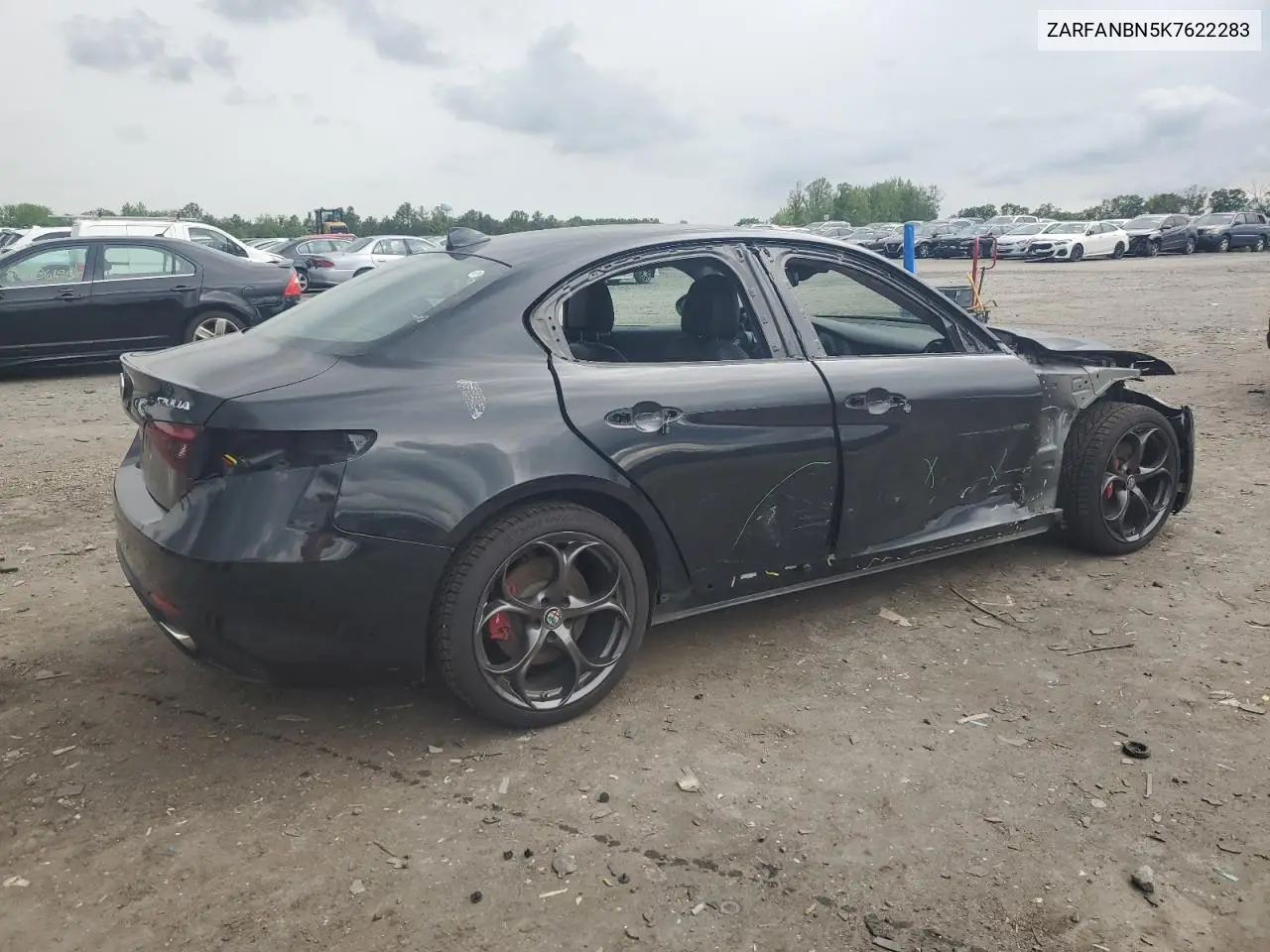 2019 Alfa Romeo Giulia Ti VIN: ZARFANBN5K7622283 Lot: 54544985