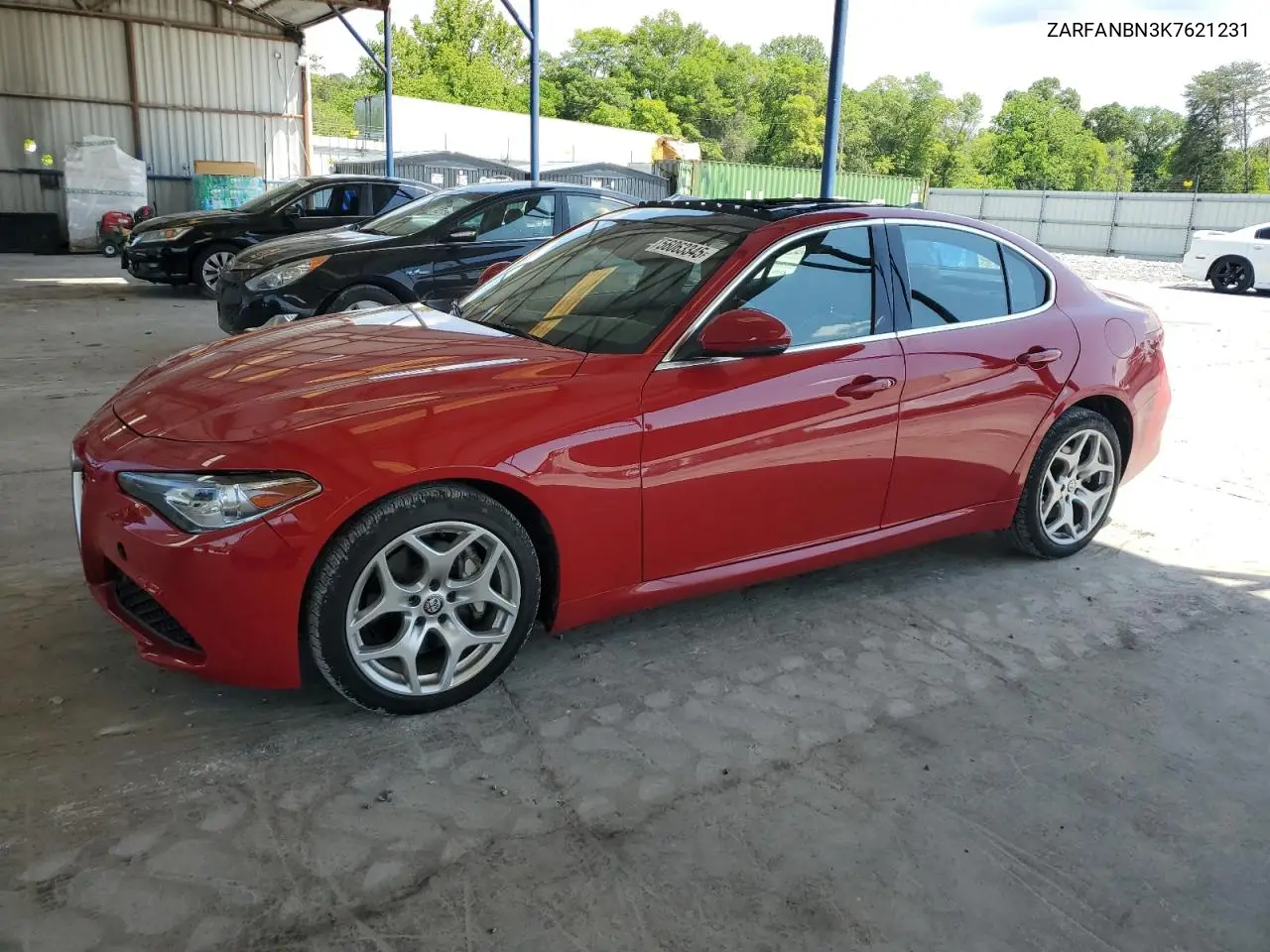 2019 Alfa Romeo Giulia Ti VIN: ZARFANBN3K7621231 Lot: 56063345