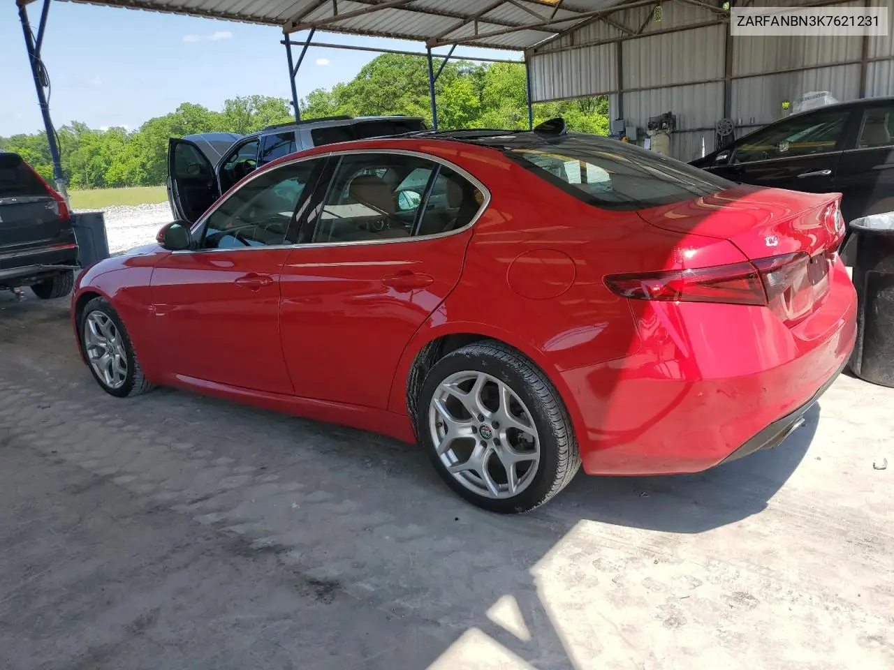 2019 Alfa Romeo Giulia Ti VIN: ZARFANBN3K7621231 Lot: 56063345